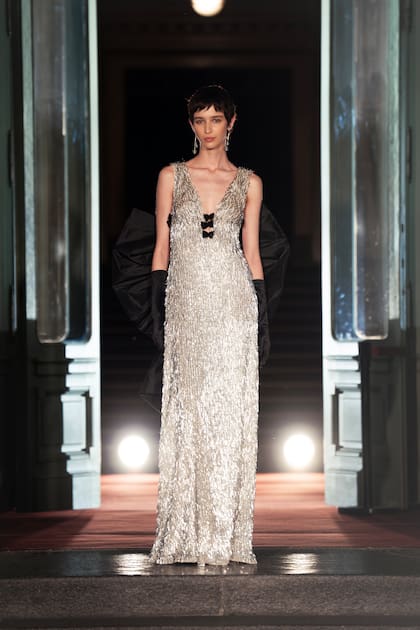 La nueva colección de Sylvie Burstin en la Semana de la Alta Costura