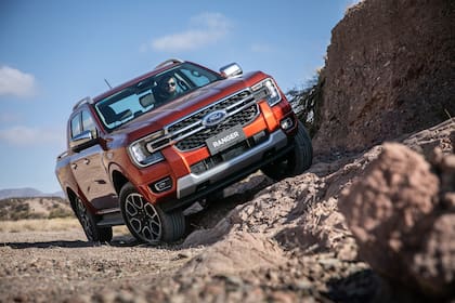 La nueva Ford Ranger, lanzada este año. Las tres generaciones superaron el millón de unidades hechas en Pacheco