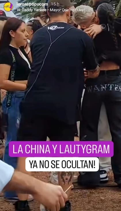 La nueva foto a los besos que confirma el romance entre la China Suárez y Lauty Gram