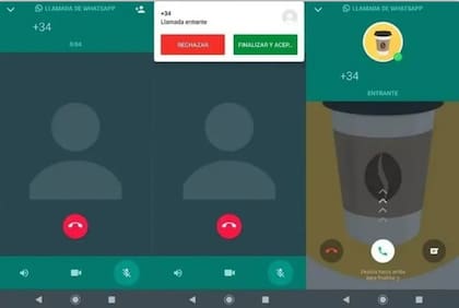 La nueva función permitirá elegir si seguir con la conversación o aceptar la otra