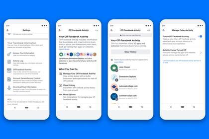 La nueva herramienta permitirá a los usuarios ver qué páginas web y aplicaciones le dan a Facebook información sobre ellos