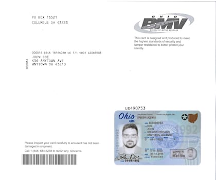 La nueva identificación Real ID llegará en un sobre blanco sencillo al correo del titular
