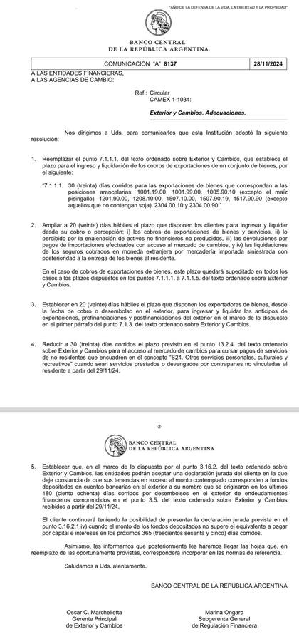 La nueva norma flexibilizadora