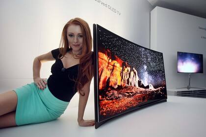 La nueva pantalla curva de Samsung