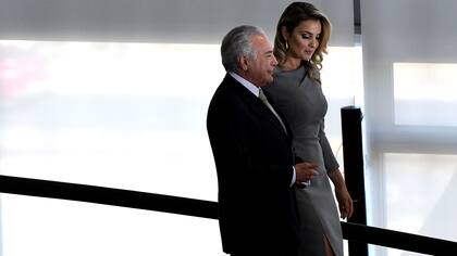 La nueva pareja presidencial: Michel y Marcela Temer