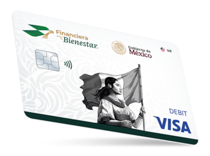 La nueva tarjeta Finabien tiene una comisión de 2,99 dólares por operación (Financiera del Bienestar)