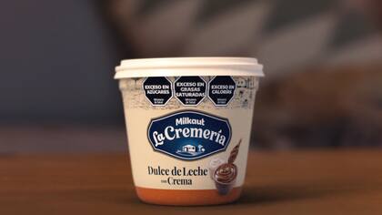 La nueva versión de Milkaut, dulce de leche con crema.