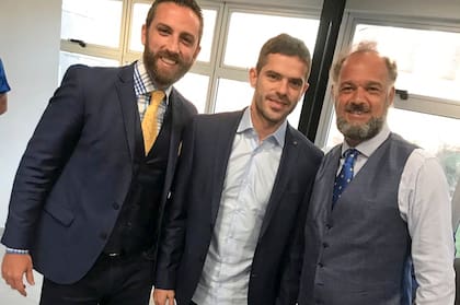 Gago, con los diseñadores