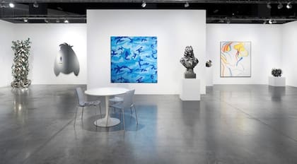 La obra de Jeff Koons, exhibida en diciembre último en el stand de Mnuchin Gallery en Art Basel Miami Beach
