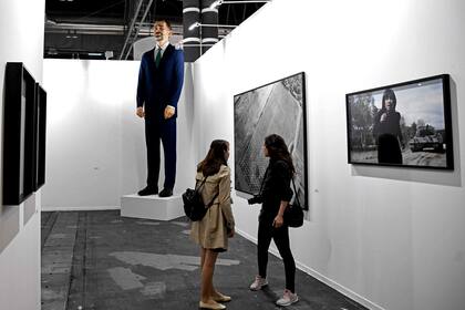 La obra de la polémica, en la galería Prometeo