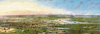 La obra Después de la Batalla de Curupaytí, de Cándido López