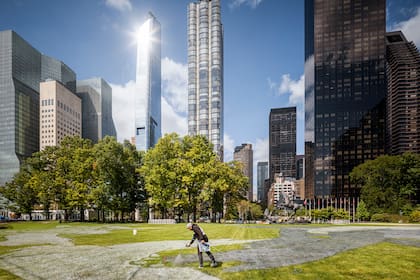 La obra es un regalo de Suiza a la ONU para celebrar el 75 aniversario de la organización y el lanzamiento de la Agenda Común.