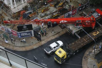 La obra está paralizada