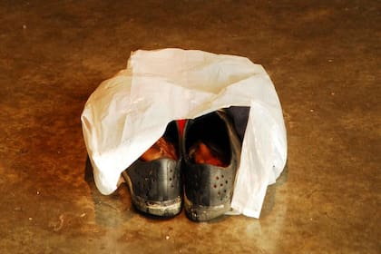 La obra ganadora “Autorretrato sobre mi muerte”, del artista Carlos Herrera.