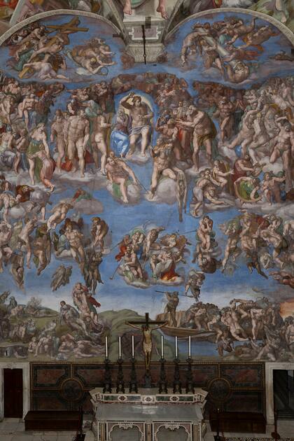 La obra maestra de Miguel Angel ilustra la idea de que el sufrimiento es vital para hallar la fe