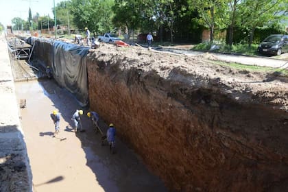 Las obras de ensanche y profundización del cauce del Arroyo El Gato, en 2019