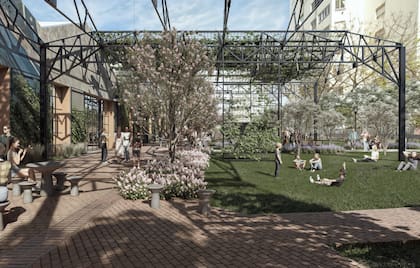 La obra suma superficie verde, mayor iluminación, seguridad y conectividad