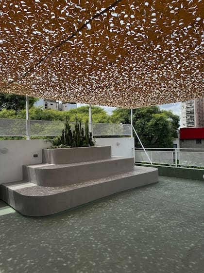 La obra también incluyó ajustes para dar uso a la terraza.