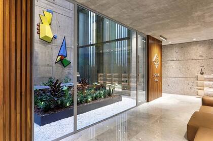 La obra vista desde la planta baja