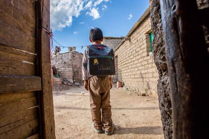 Ulises atravesará un paisaje desértico para llegar a la escuela