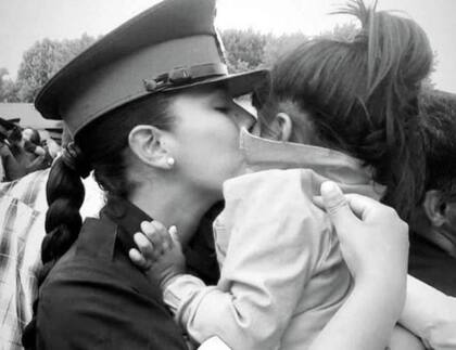 La oficial de la Policía Federal Argentina (PFA) Micaela Romero, asesinada en agosto de 2020 durante un robo de motochorros en Quilmes