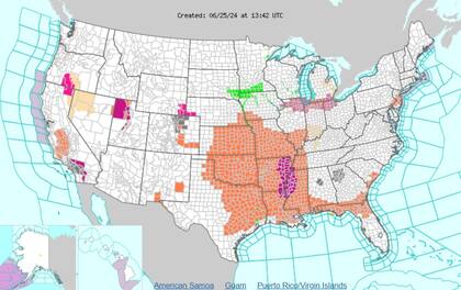 La ola de calor continúa azotando a distintos estados de EE.UU.