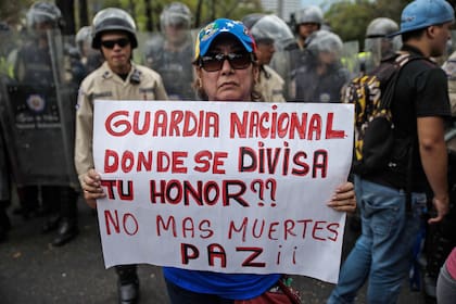 Marcha por los derechos humanos en Caracas