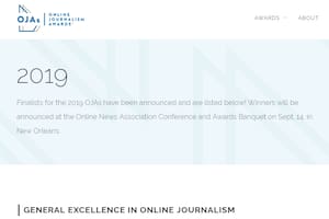 LA NACION, finalista del premio de periodismo digital más prestigioso del mundo