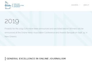 LA NACION, finalista del premio de periodismo digital más prestigioso del mundo