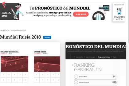 La Online News Association nominó a LA NACION en la categoría Deportes por la cobertura especial del Mundial Rusia 2018