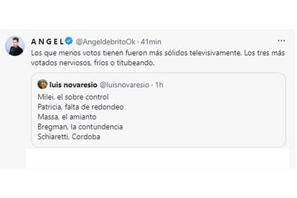 La opinión de Ángel de Brito sobre el debate presidencial