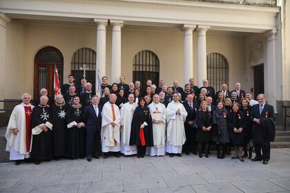 La Orden de Malta en el día de la condecoración a Martín Cabrales