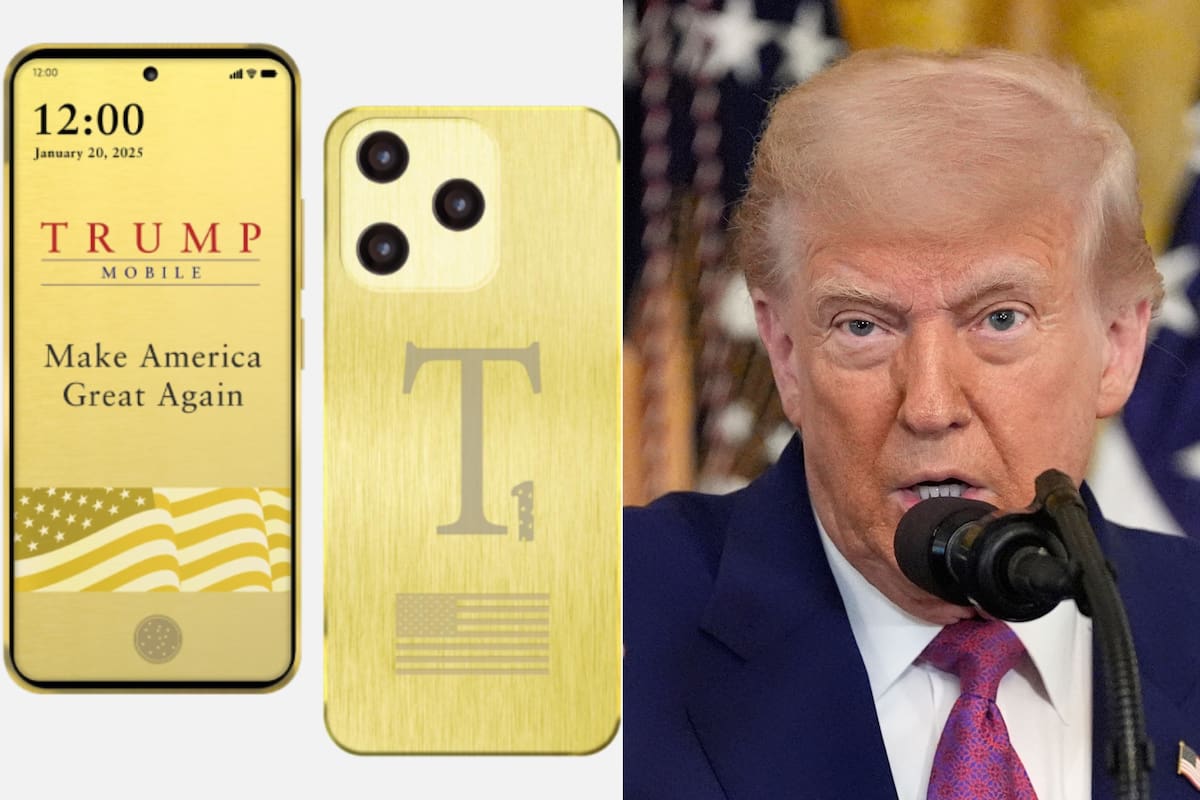 Eles investiram 100 dólares e ainda estão esperando. O estranho mistério do celular dourado de Trump que ninguém viu. Eles investiram 100 dólares e ainda estão esperando. O estranho mistério do celular dourado de Trump que ninguém viu.