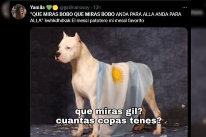 La ovación por Messi se vio en cada meme (Captura Twitter)