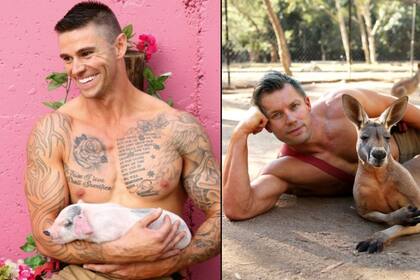 La página oficial ofrece los calendarios desde octubre de este año, las fotos han sido tendencia por combinar atracción masculina y ternura por los animales pequeños.