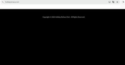 La página web de Holiday Reñaca dejó de funcionar.