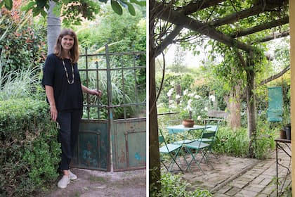 La paisajista Coki Naón vive a su parque como un centro de experimentación. Muchas de sus plantas son gajos o plantines compartidos entre los integrantes de los Grupo Jardín que asesora.