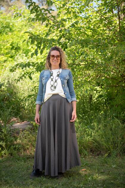 La paisajista e ingeniera en ecología Vanina Prior.