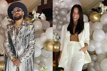 Emilia estuvo en la fiesta de fin de año que Neymar brindó en Brasil