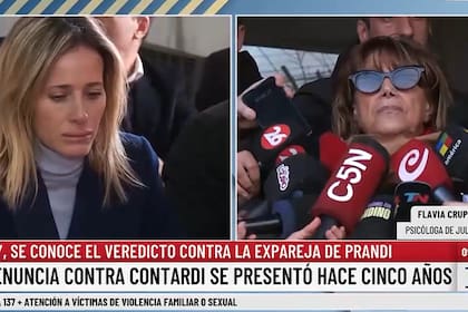 La palabra de Flavia Crupi, psicóloga de Julieta Prandi