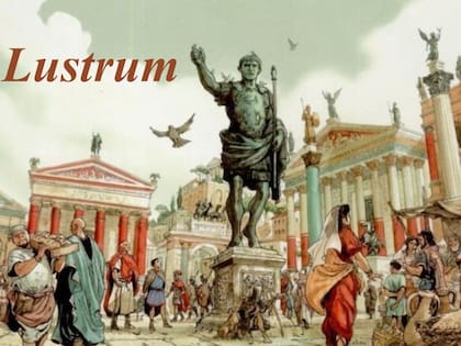 La palabra lustro, que significa 5 años, tiene su origen en la antigua Roma y una tradición que consistía en hacer un censo de la población