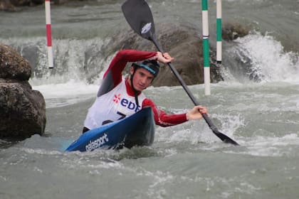 La pandemia no perdonó al canotaje slalom en América. El preolímpico que se iba a realizar se tuvo que suspender, pero Rossi se vio favorecido
