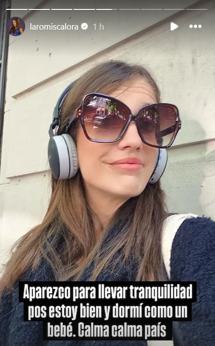 La panelista agradeció las muestras de cariño