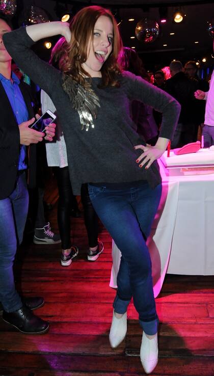 La panelista fue una de las más divertidas de la noche