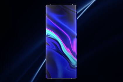 La pantalla del Vivo Apex 2020 ocupa todo el frente del equipo; la cámara frontal es invisible, y no hay botones de volumen ni de encendido