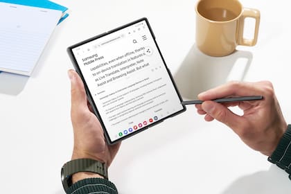 La pantalla interna del Samsung Galaxy Z Fold6 es de 7,6 pulgadas