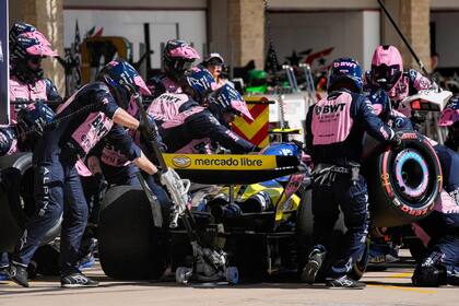 La parada de Franco Colapinto en los boxes