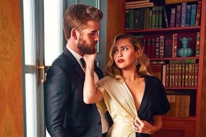 La galería de la cuenta de Instagram de Liam aún está repleta de fotos con Miley, como esta imagen, que él tituló "Picante"