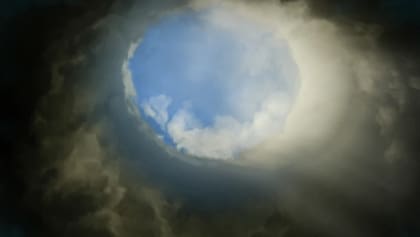 La pared del ojo de un huracán tiende a perderse al alcanzar la categoría 5