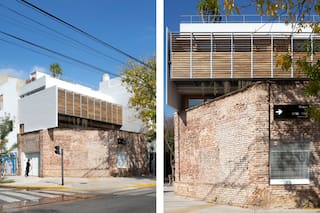 Con un genial manejo del espacio, armaron una casa que se siente amplia conservando la huella del kiosco del barrio